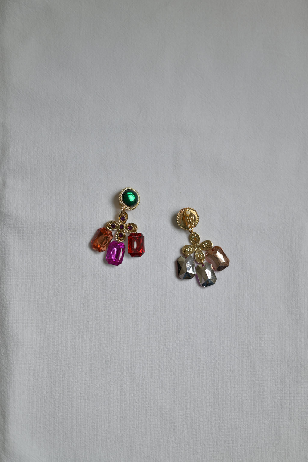 Clips d'oreilles Rosalia — Iris de Froment — attaches à clips