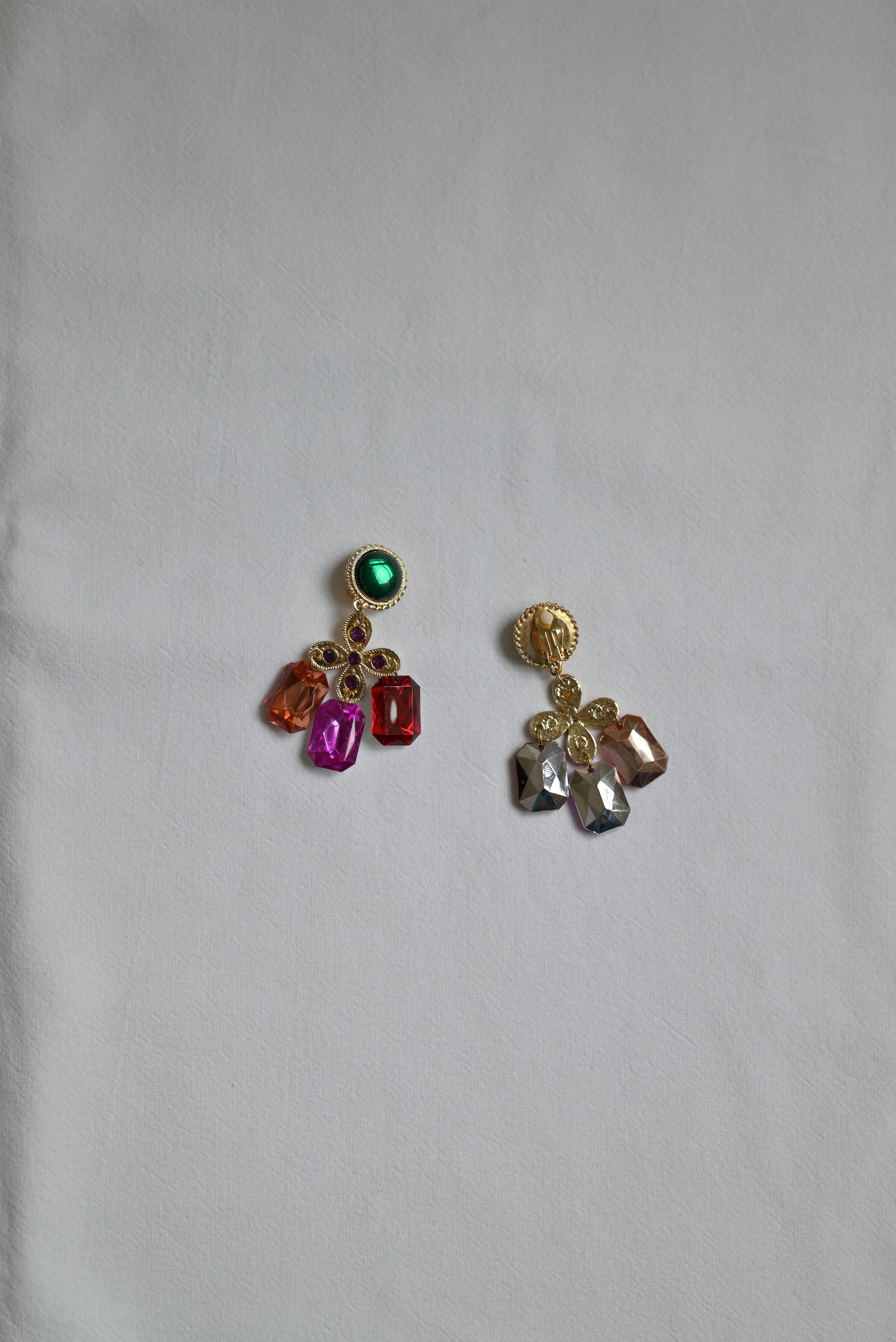 Clips d'oreilles Rosalia — Iris de Froment — attaches à clips