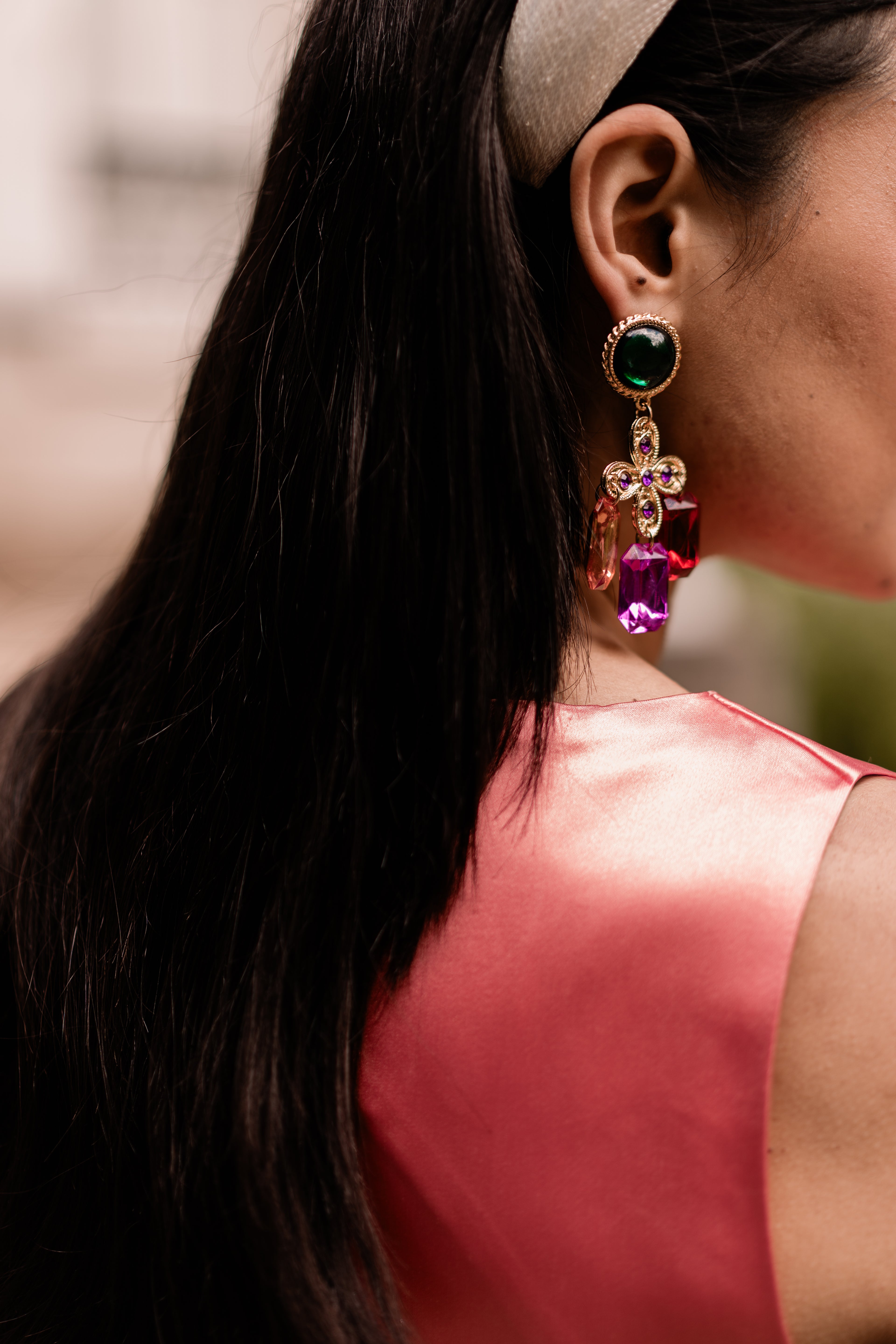Clips d'oreilles Rosalia — Iris de Froment — clips fantaisie