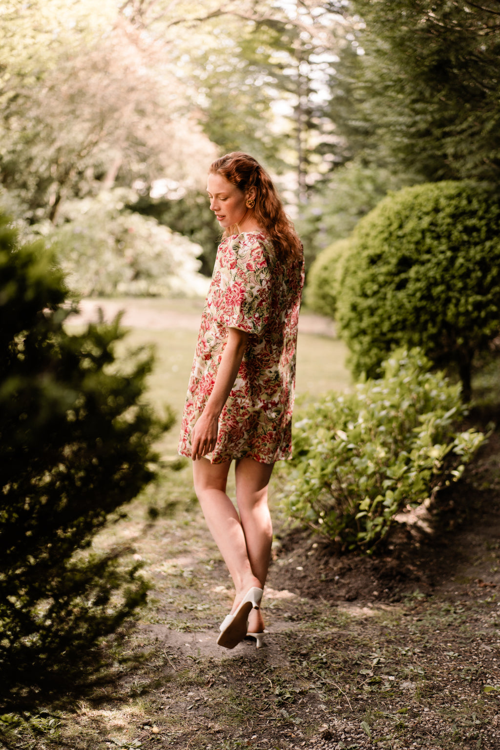 Robe Hortense — Iris de Froment — robe de cérémonie dos et manche