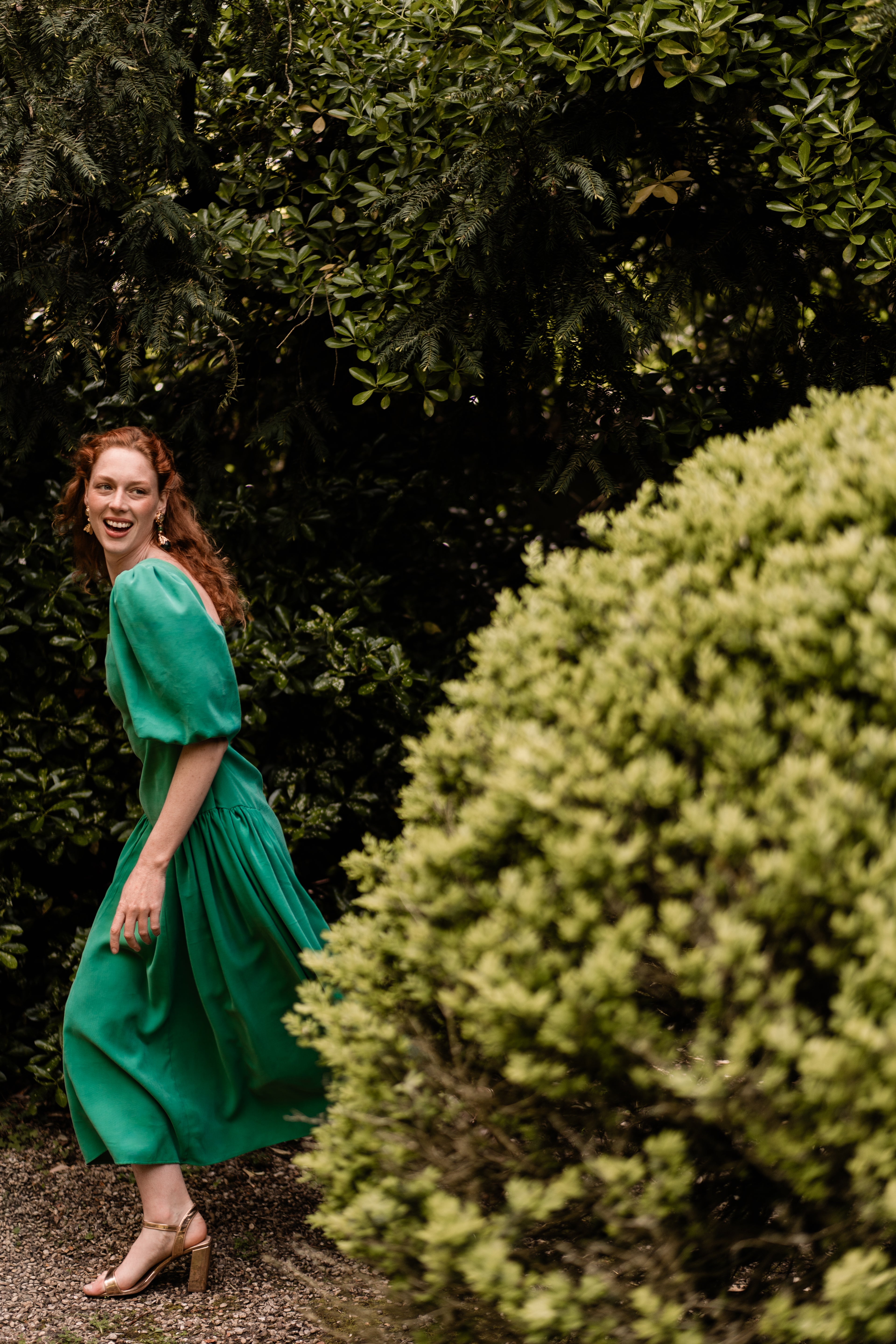 Robe Ivy — Iris de Froment — robe de cérémonie à fronces