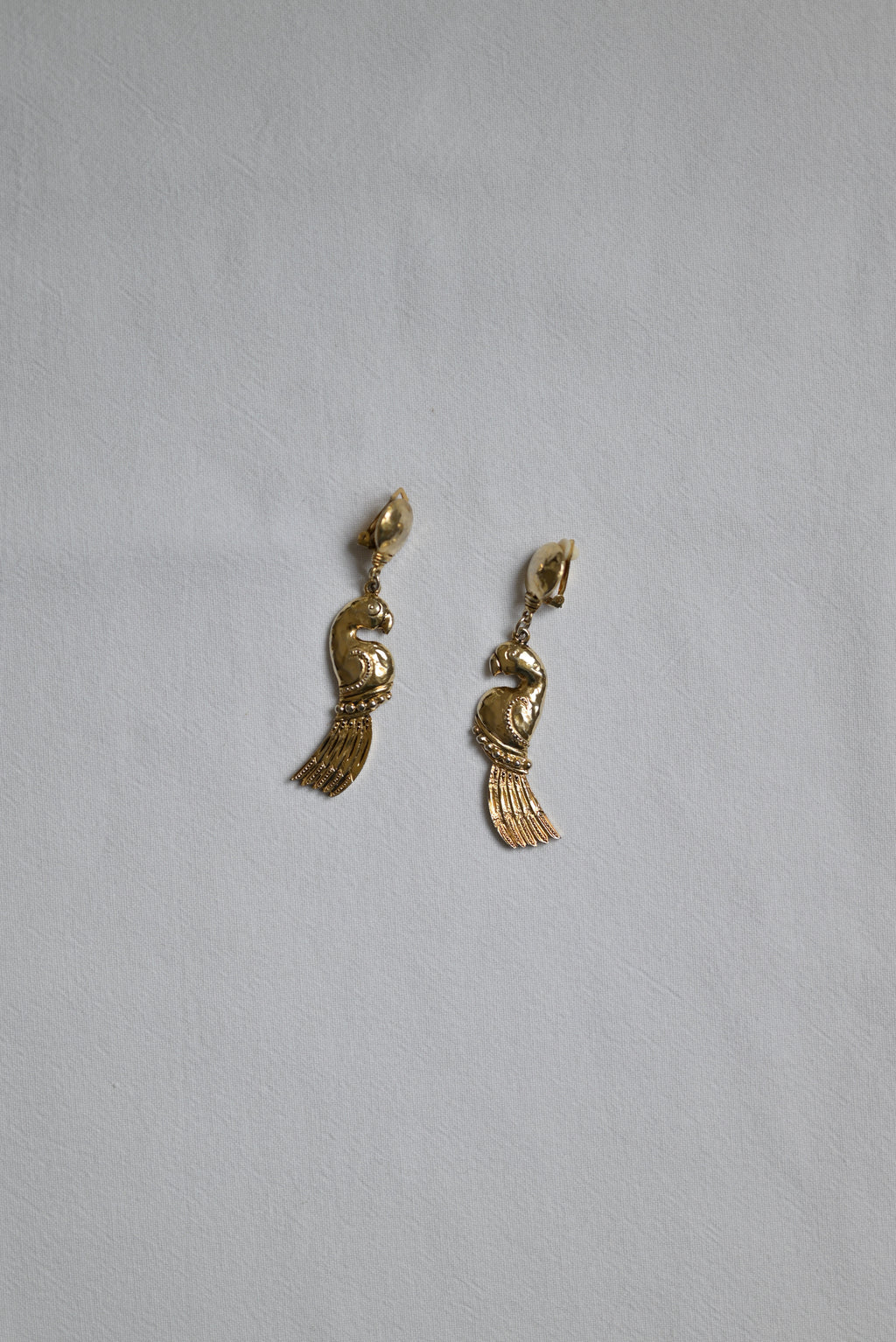 Clips d'oreilles Paloma— Iris de Froment — clips oiseaux