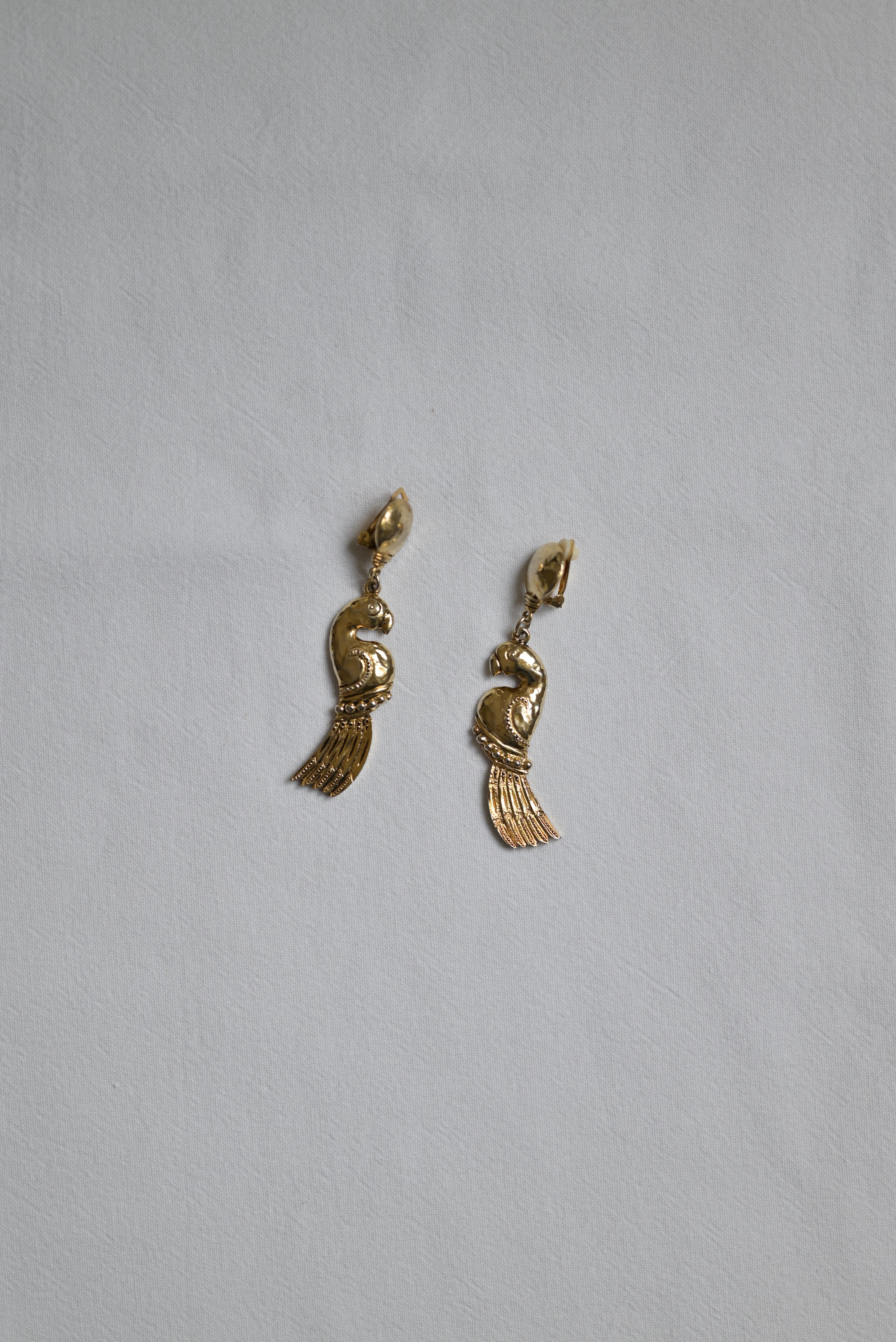Clips d'oreilles Paloma— Iris de Froment — clips oiseaux